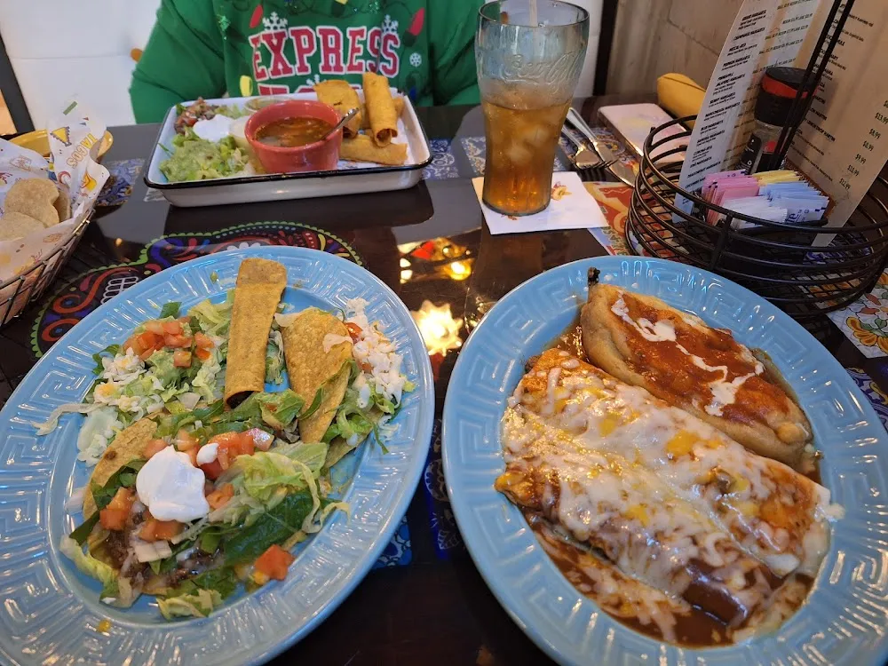 Pedro's Plate Comes on Two Plates